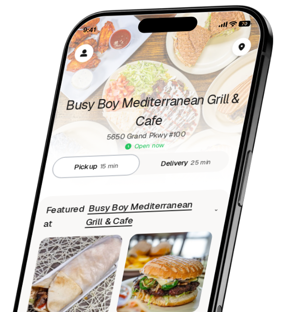 Busy Boy Mediterranean Grill & Cafe app preview