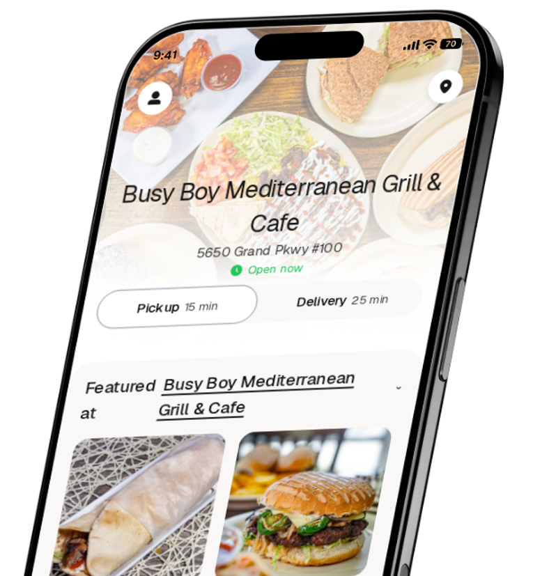 Busy Boy Mediterranean Grill & Cafe app preview