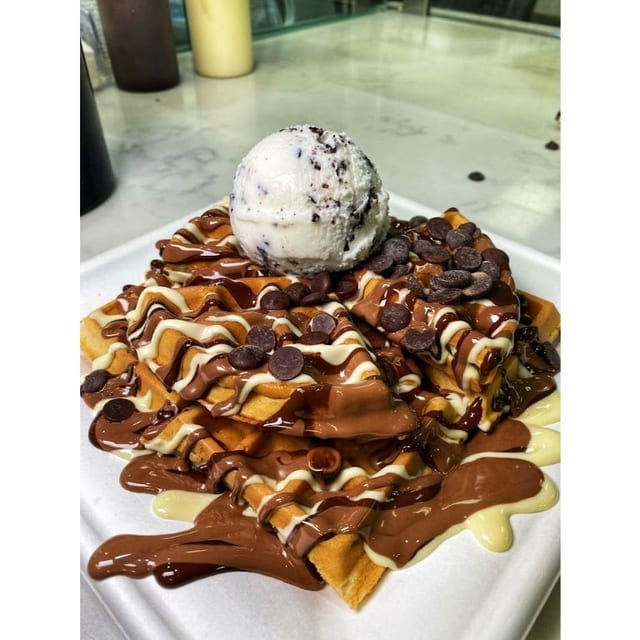 Chocolate Chip Waffle.
