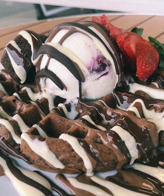 Brownie Waffle.