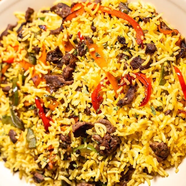 Pepper Rice Plate.