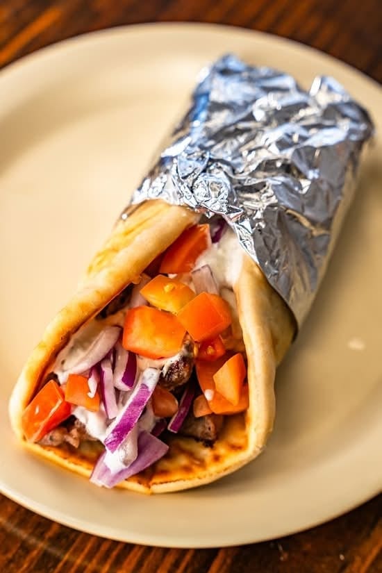 Chicken Gyro Wrap.