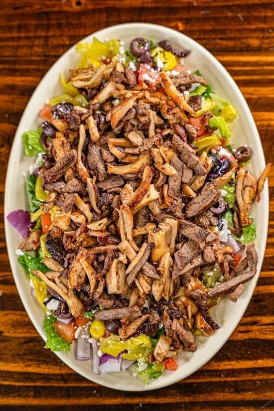 Beef Shawarma Salad.