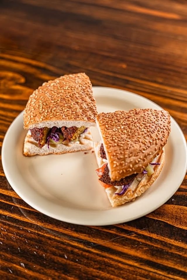Falafel Panini Tray.